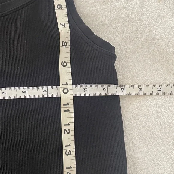 SPANX Black Ribbed Tank - Picture 6 of 8
